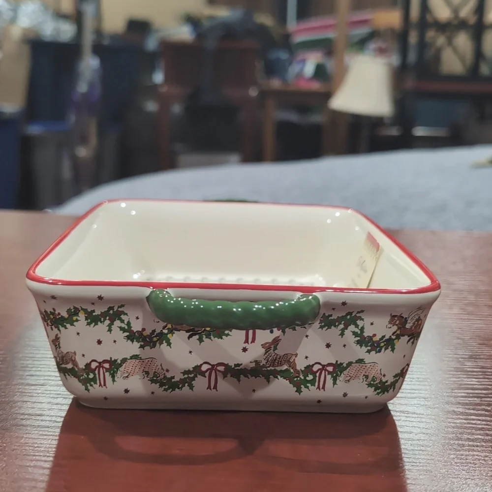 Cath Kidston Christmas Rectangular Roasting Dish - Picture 4 of 5